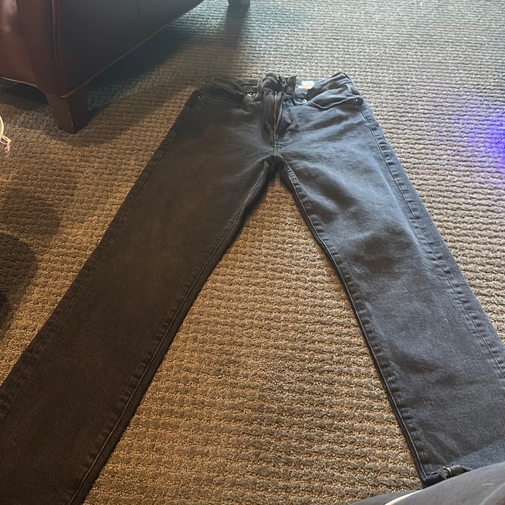 Good American black straight leg jeans size 2/28 barely worn